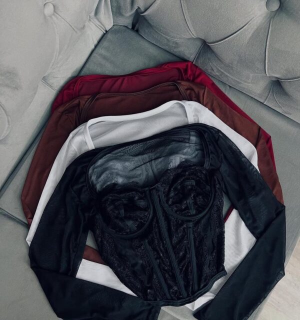 Corset mangas largas