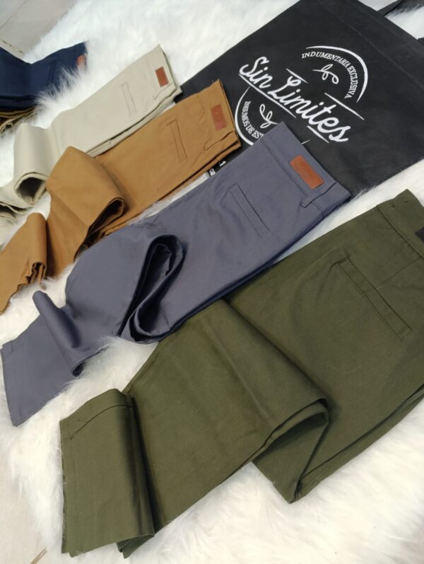 Corte chino gabardina