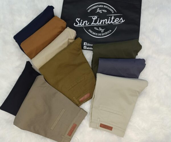 Corte chino gabardina